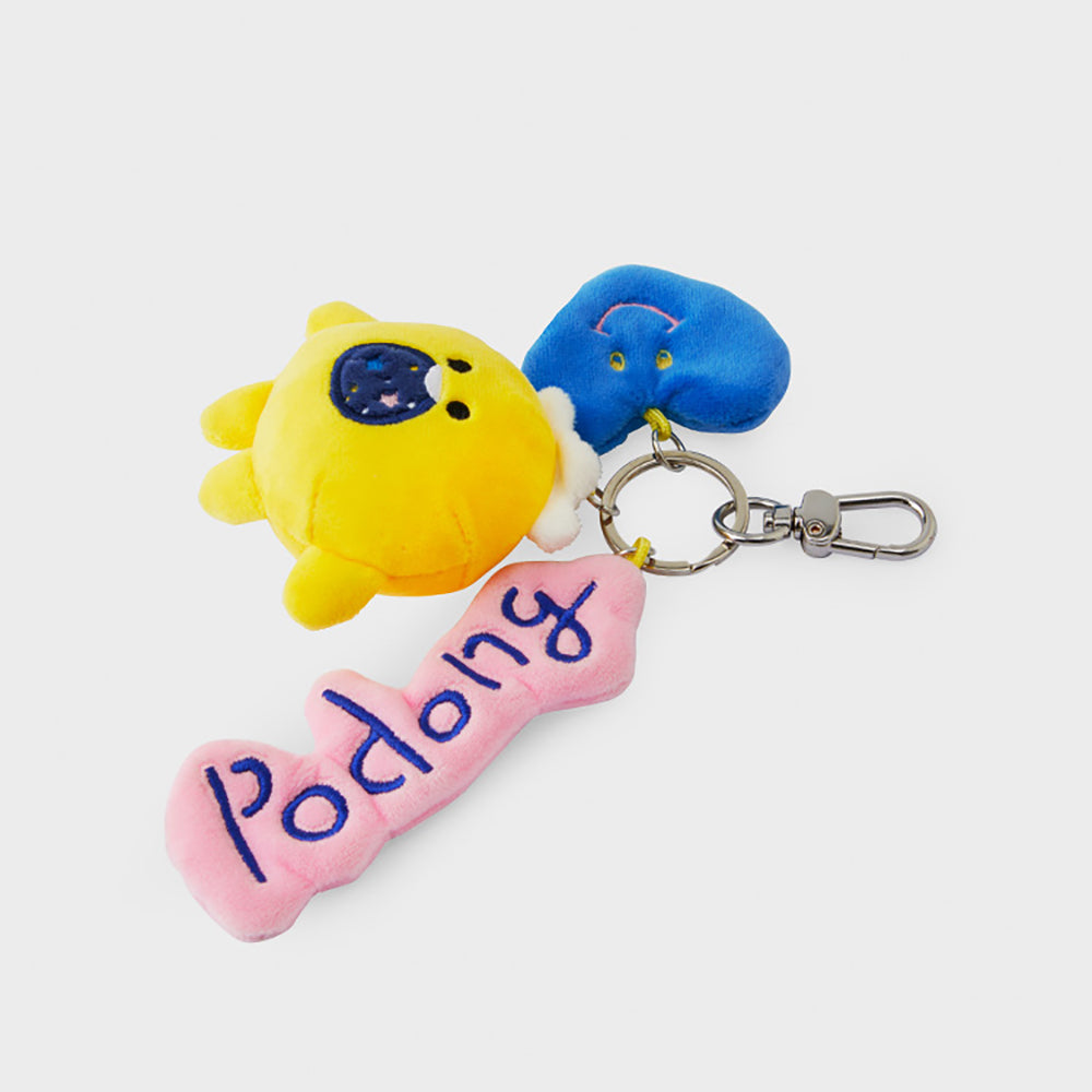 チャーム付きぬいぐるみキーリング(TREASURE COLLECTION) PODONG