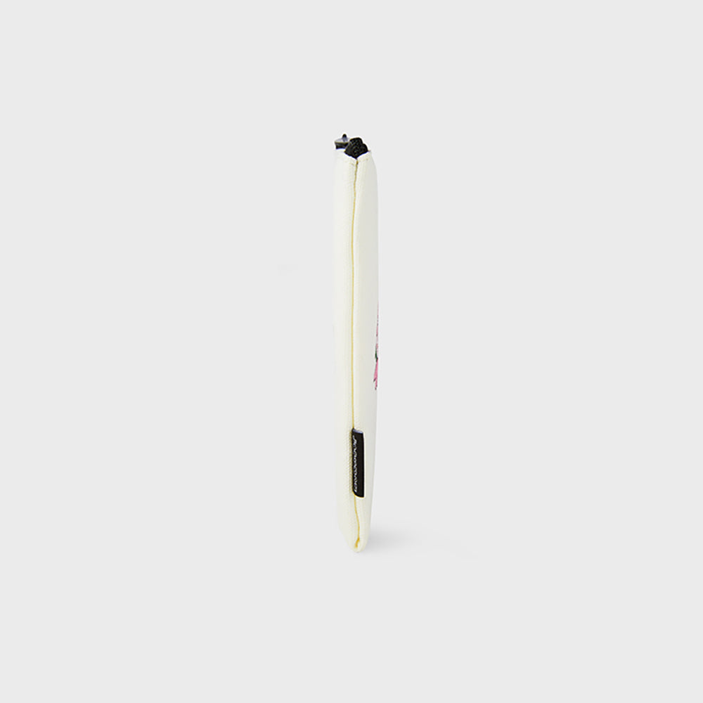 ファブリックポーチ Mサイズ(WHITE) JOGUMAN
