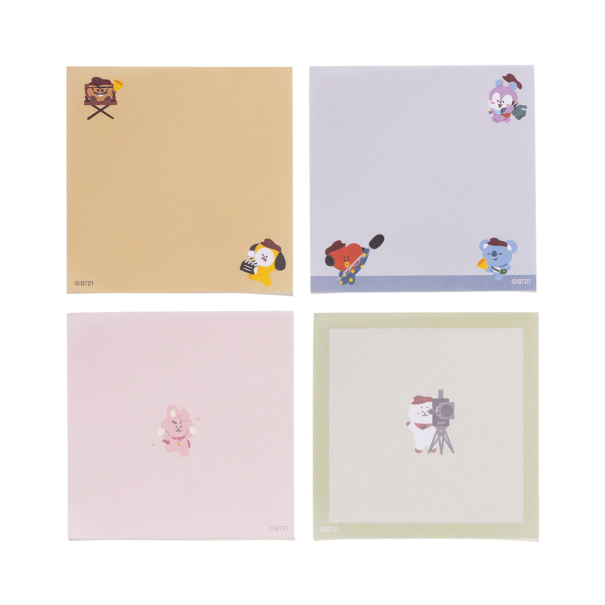 メモパッド(CINEMA) BT21