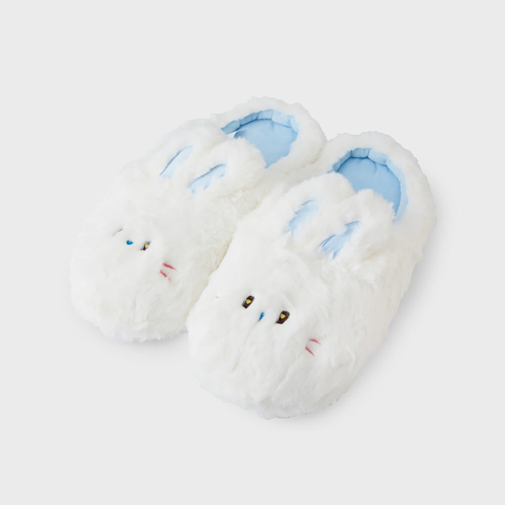 bunini ぬいぐるみスリッパ (WHITE)