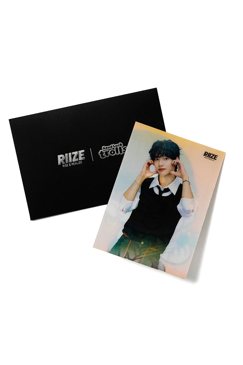 [RIIZE X Good Luck Trolls] 3D LENTICURAL CARD (WONBIN)