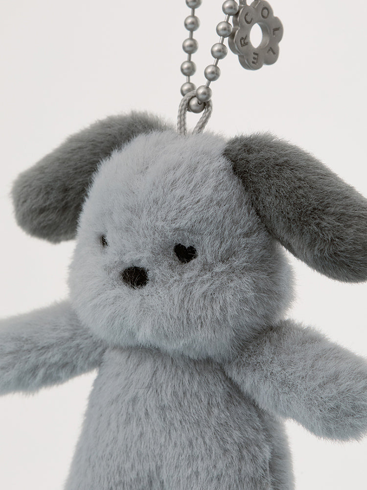 COLLER ミニふわふわぬいぐるみキーリング PUPPY – LINE FRIENDS