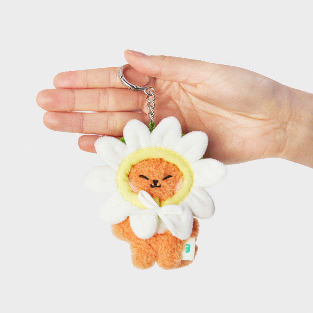 mini minini フラワーキーリング チチニ
