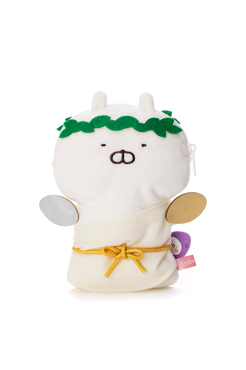 金の芋銀の芋 ダイカットフラットポーチ(むかしばなし) うさまる