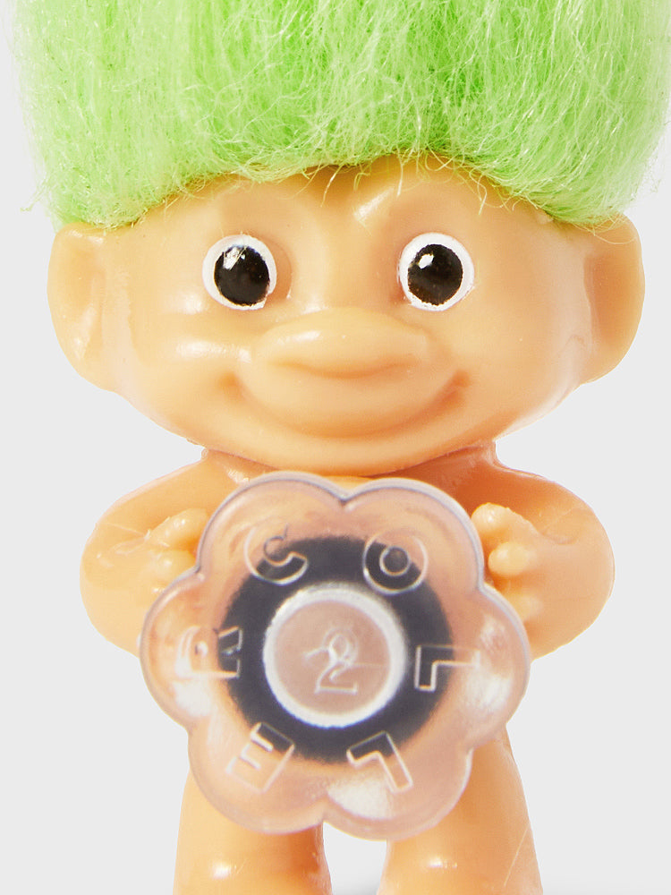 COLLER x UNIVERSAL PVCフィギュアスティコン グッドラック・トロールズ(GREEN) VER.2