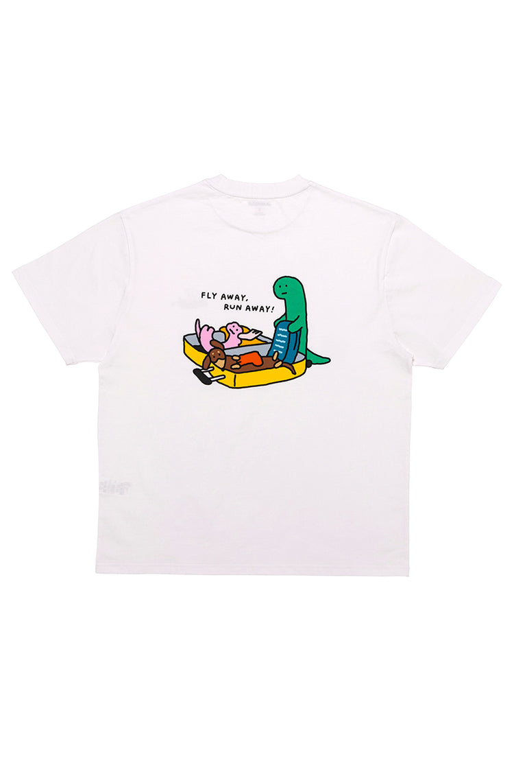 半袖Tシャツ スーツケース(RUNAWAY) JOGUMAN