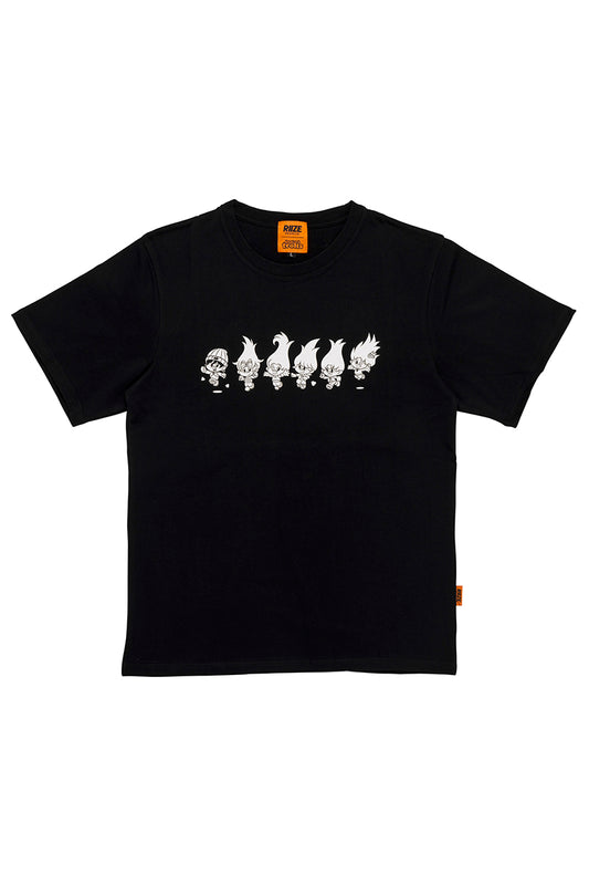 [RIIZE X Good Luck Trolls] RIIZE T-SHIRT (BLACK)