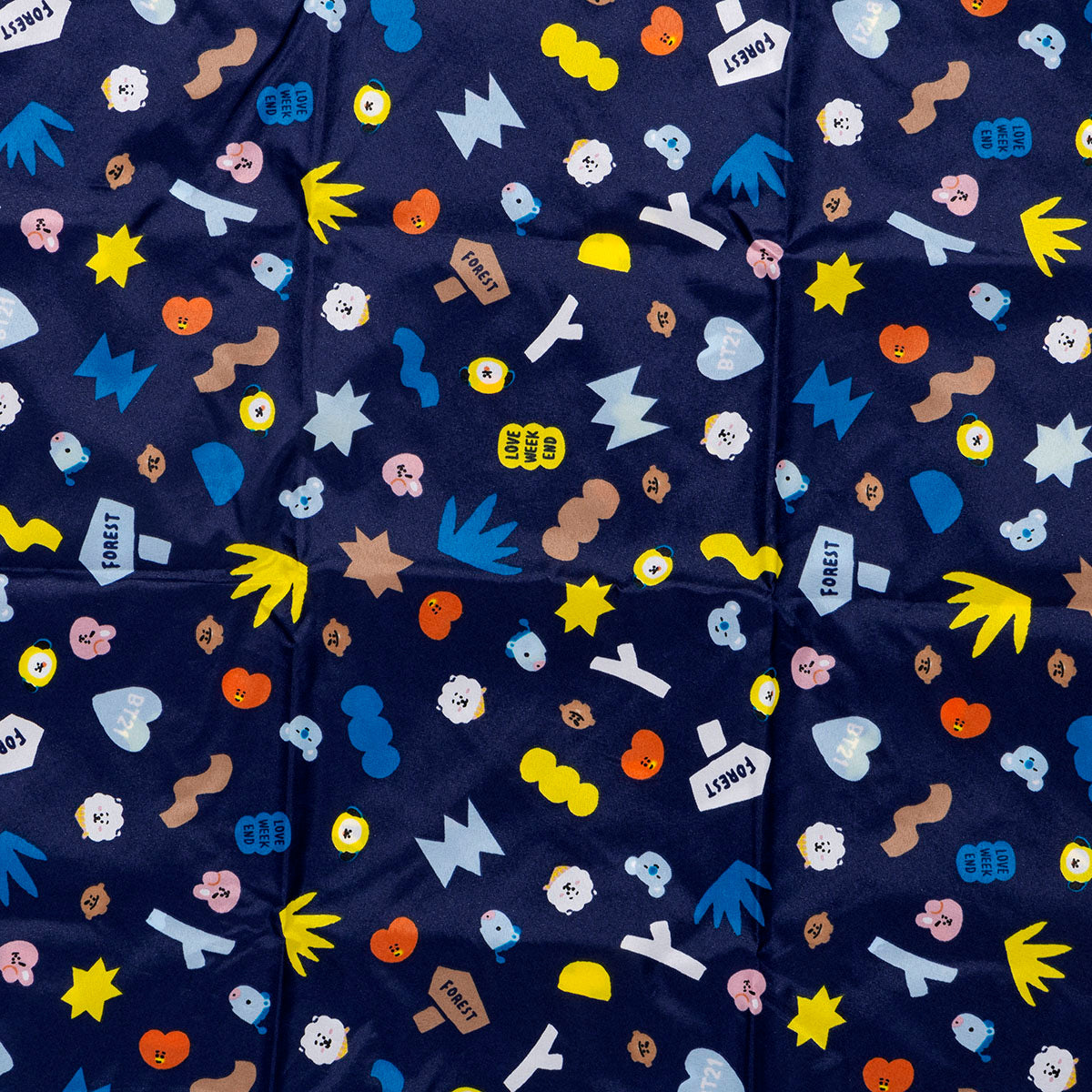 ポンチョ(ネイビー) BT21