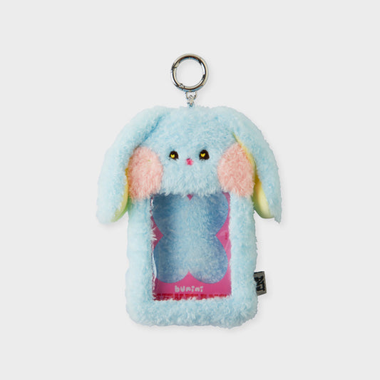 bunini ぬいぐるみフォトカードホルダー (BLUE)