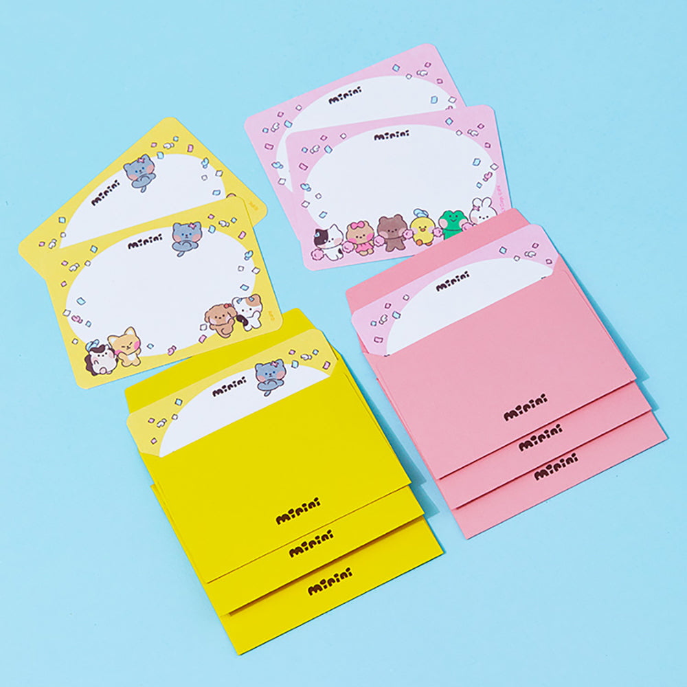 minini メッセージカードセット(FIELD DAY) LINE FRIENDS