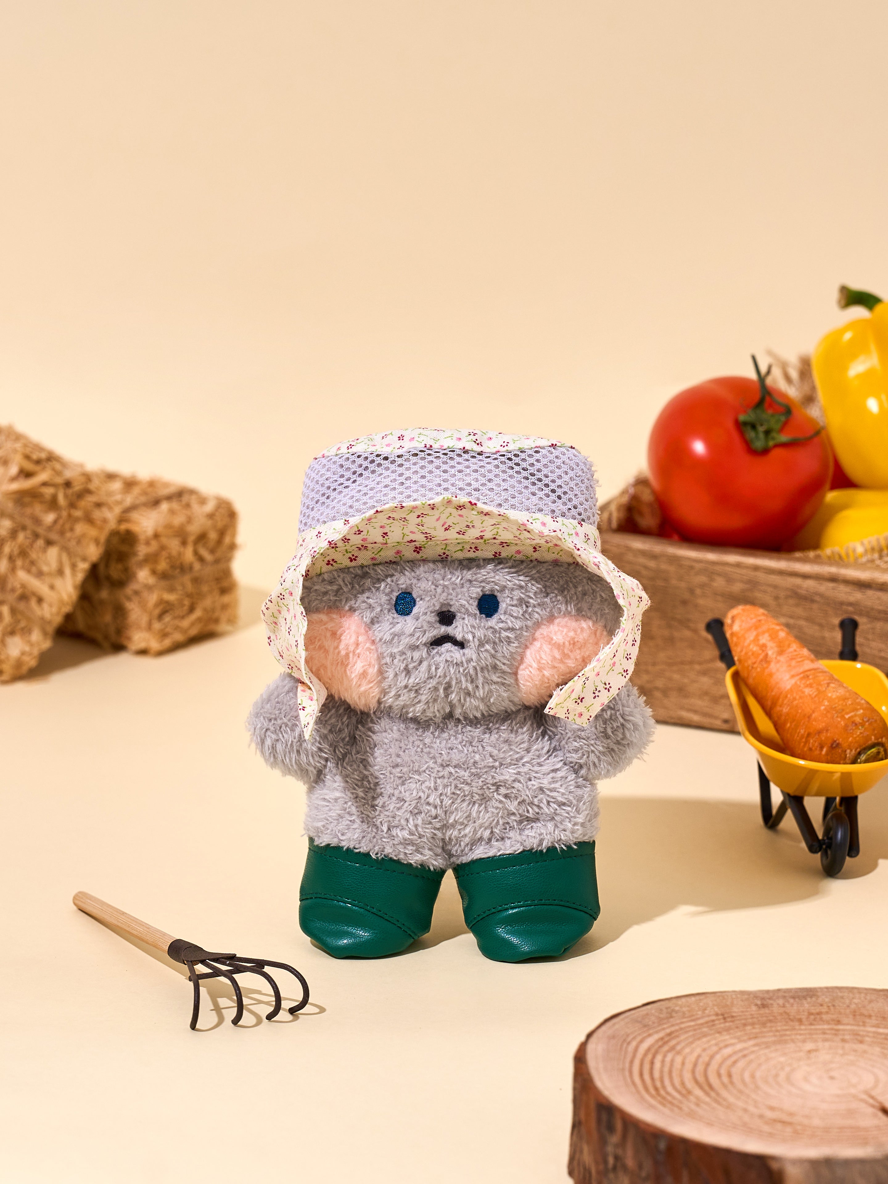 minini ファームクローゼット 帽子＆長靴 LINE FRIENDS