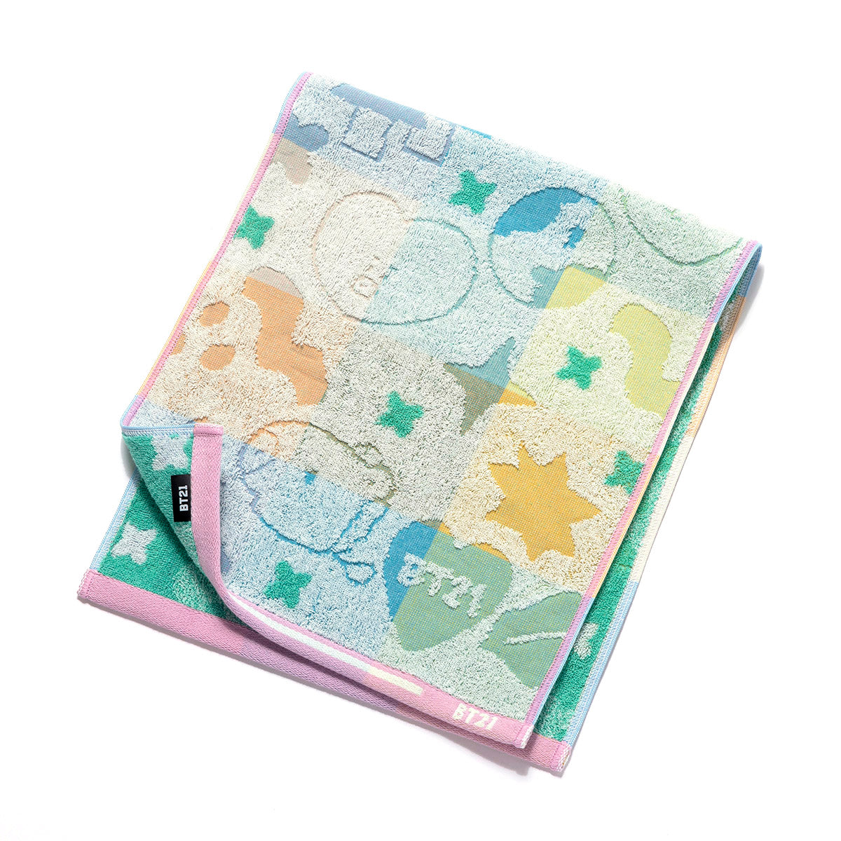 フェイスタオル(グリーンプラネット) BT21