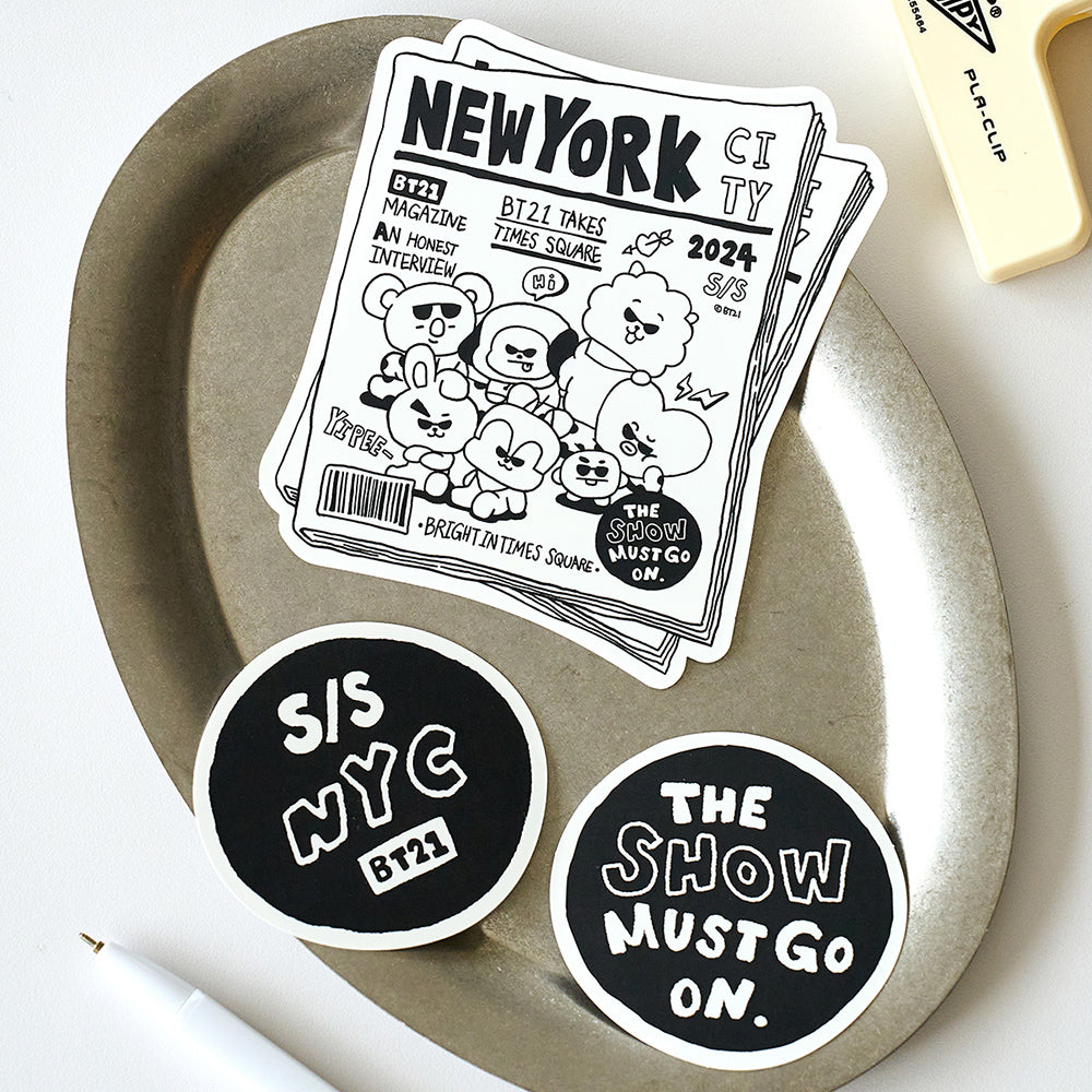 NEW YORK ステッカー(CITY-EDITION) BT21