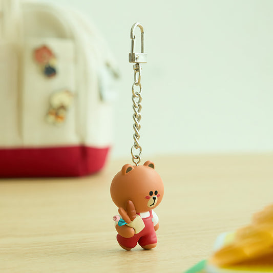 フィギュアキーリング(ORDINARY DAYS) ブラウン