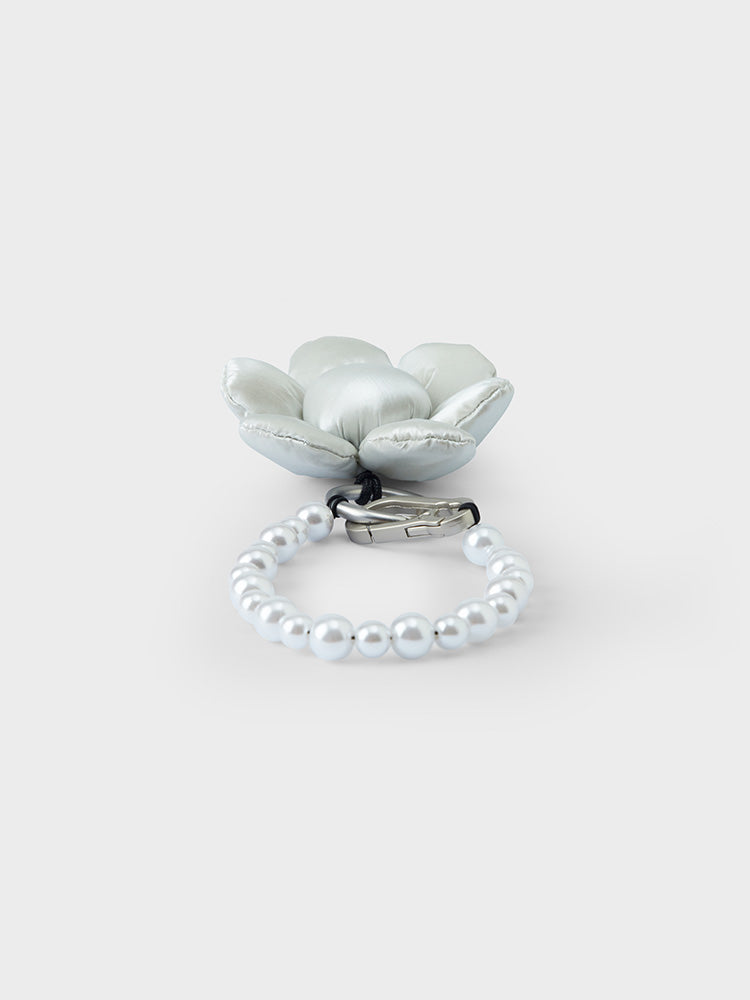 COLLER PADDED 花型キーホルダー シルバー