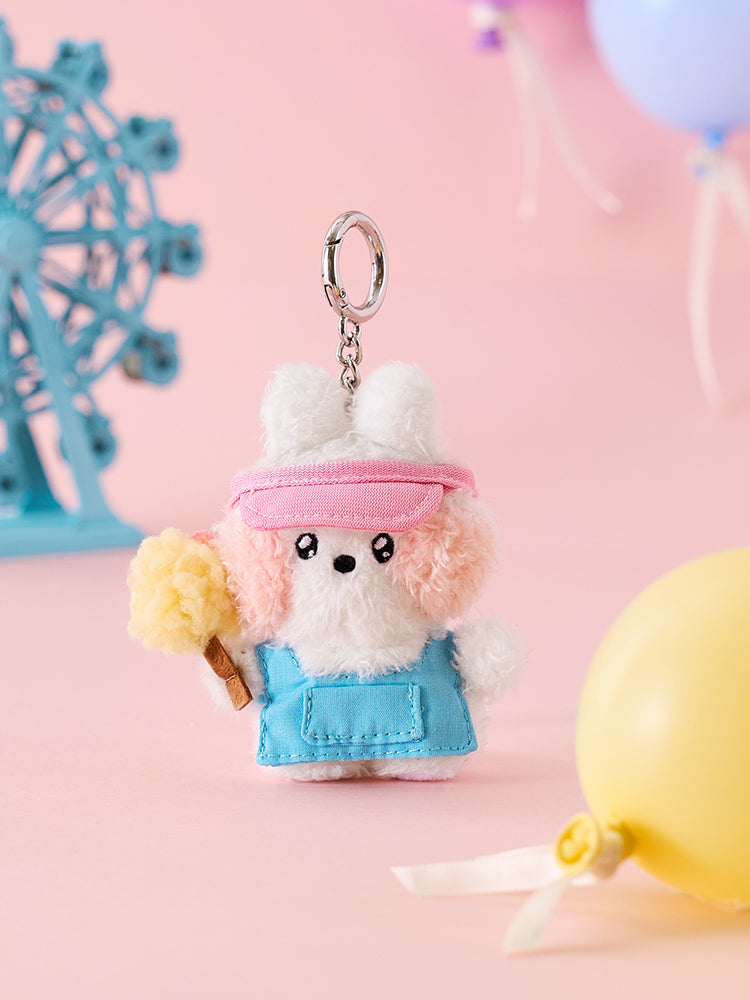 mini minini コスチュームぬいぐるみキーリング(THEME PARK) コニニ