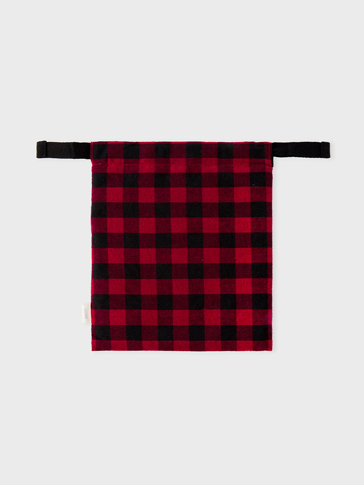 minini ベーシック チェック巾着 RJ
