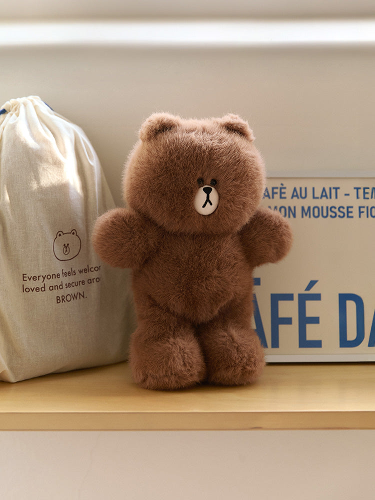 ミディアムぬいぐるみ(HUG BROWN) ブラウン