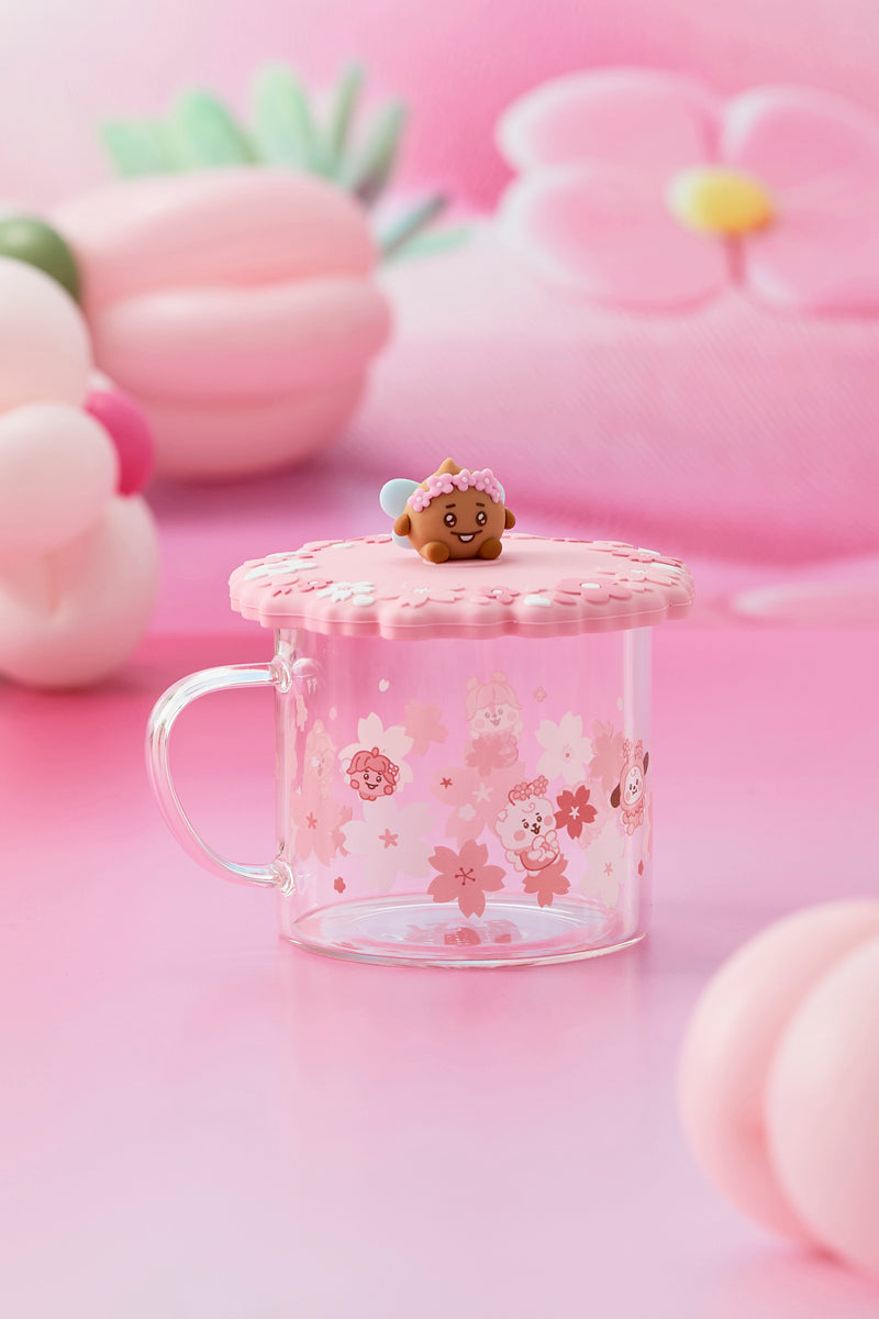 ベビー ガラスコップ＆カバー(SPRING FAIRY) SHOOKY