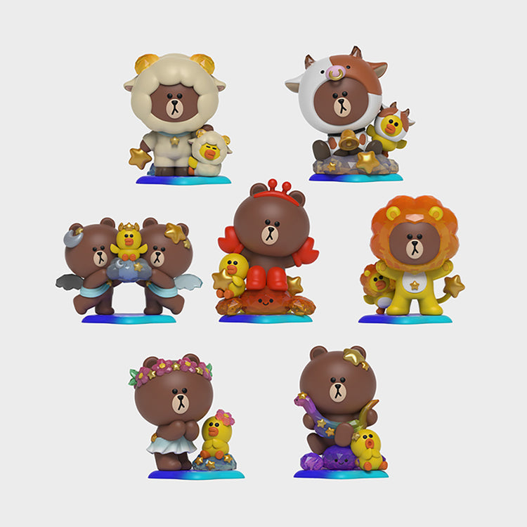 LINE FRIENDS × Mighty Jaxx 星座ランダムフィギュア