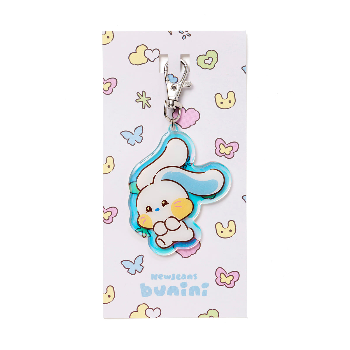 bunini アクリルキーチェーン(WHITE)