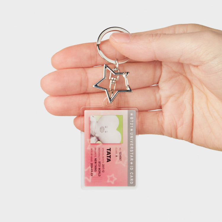 IDカード風アクリルキーリング(Shining) TATA
