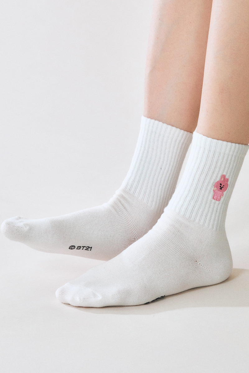 ベーシックデイリー刺繍ソックス COOKY