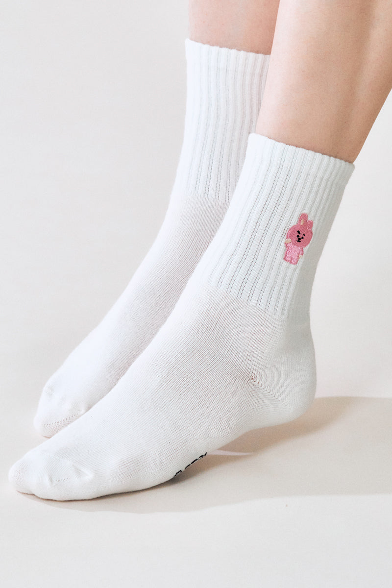 ベーシックデイリー刺繍ソックス COOKY