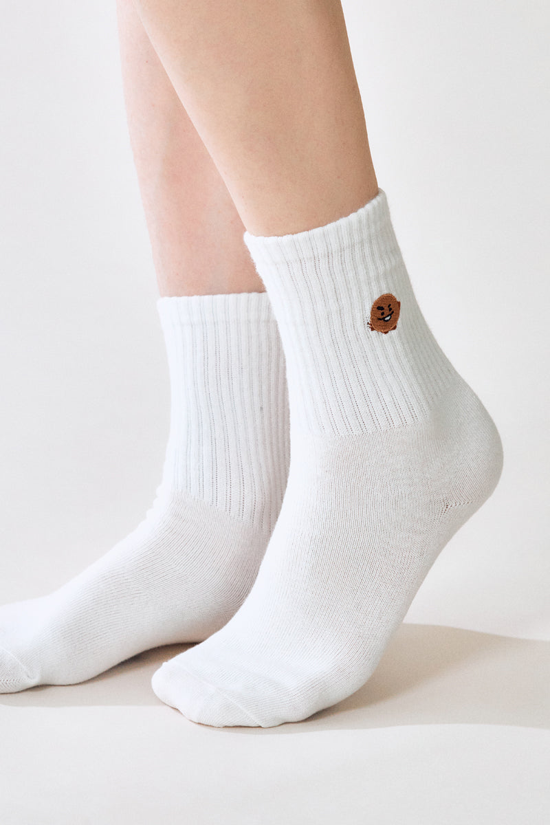 ベーシックデイリー刺繍ソックス SHOOKY