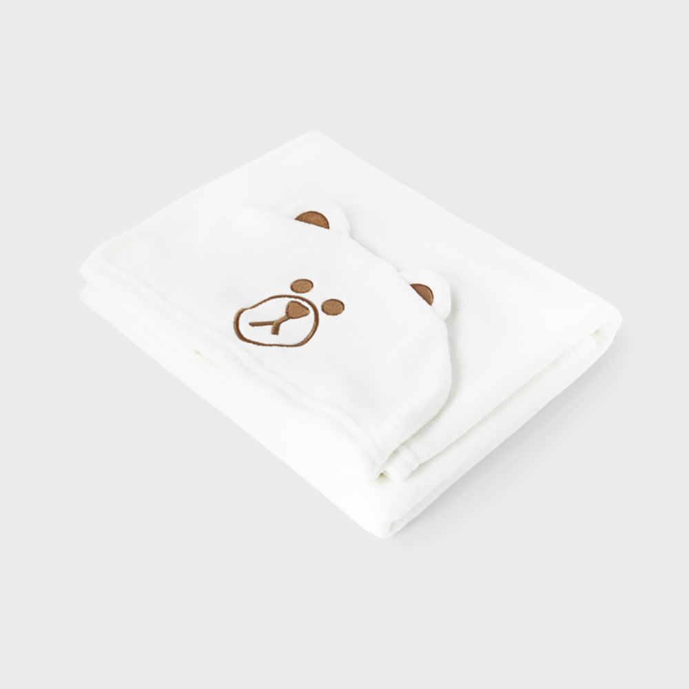ベビー フードタオル ブラウン