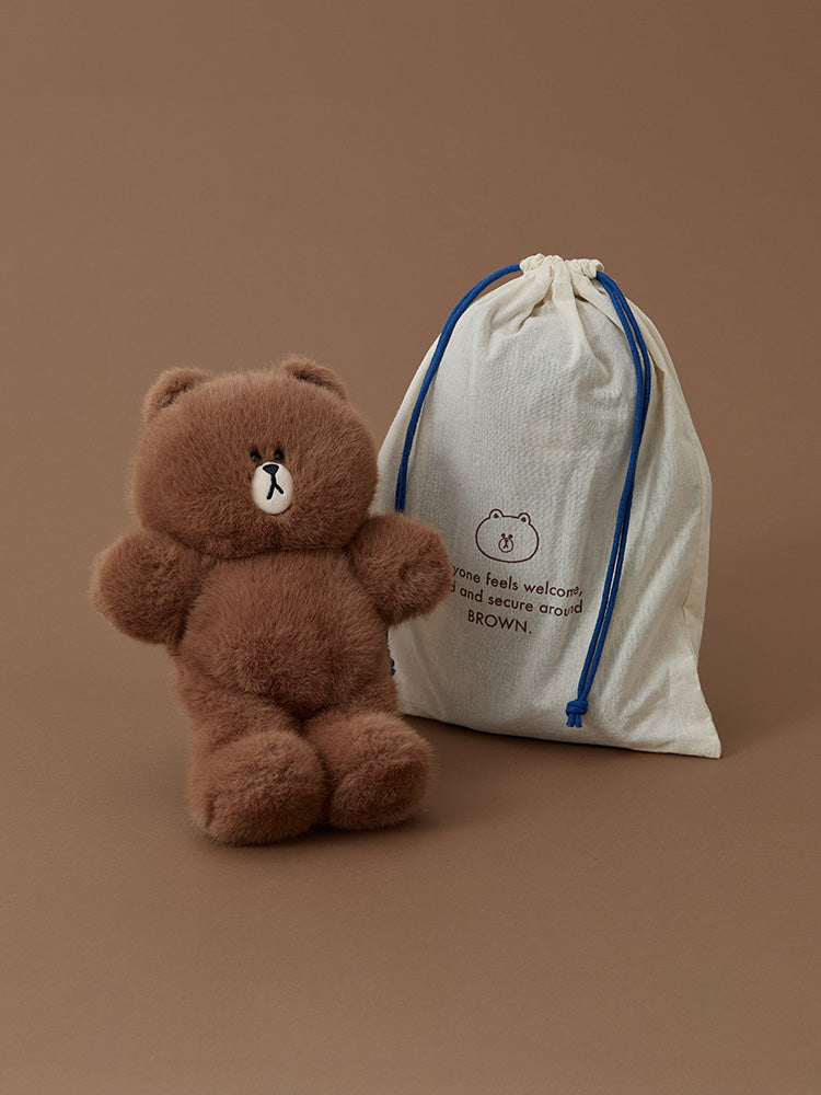 ミディアムぬいぐるみ(HUG BROWN) ブラウン