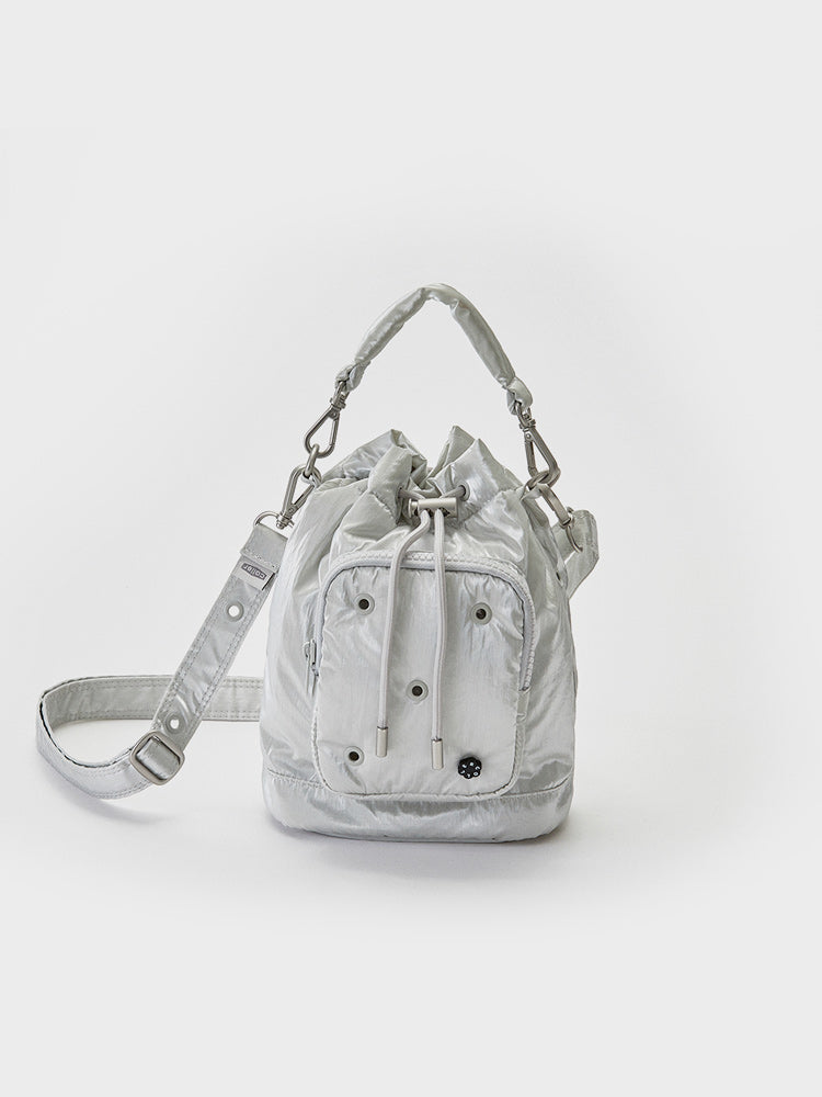 COLLER バケットバッグ シルバー