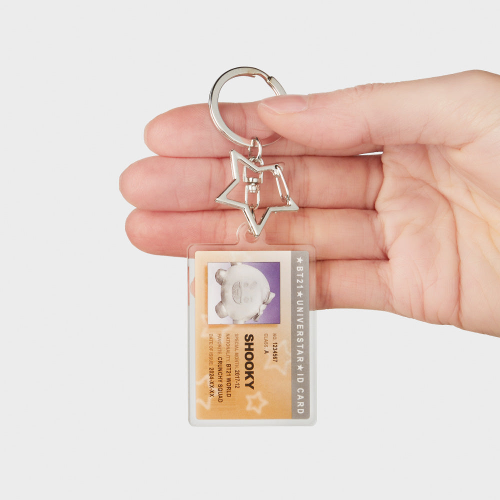 IDカード風アクリルキーリング(Shining) SHOOKY