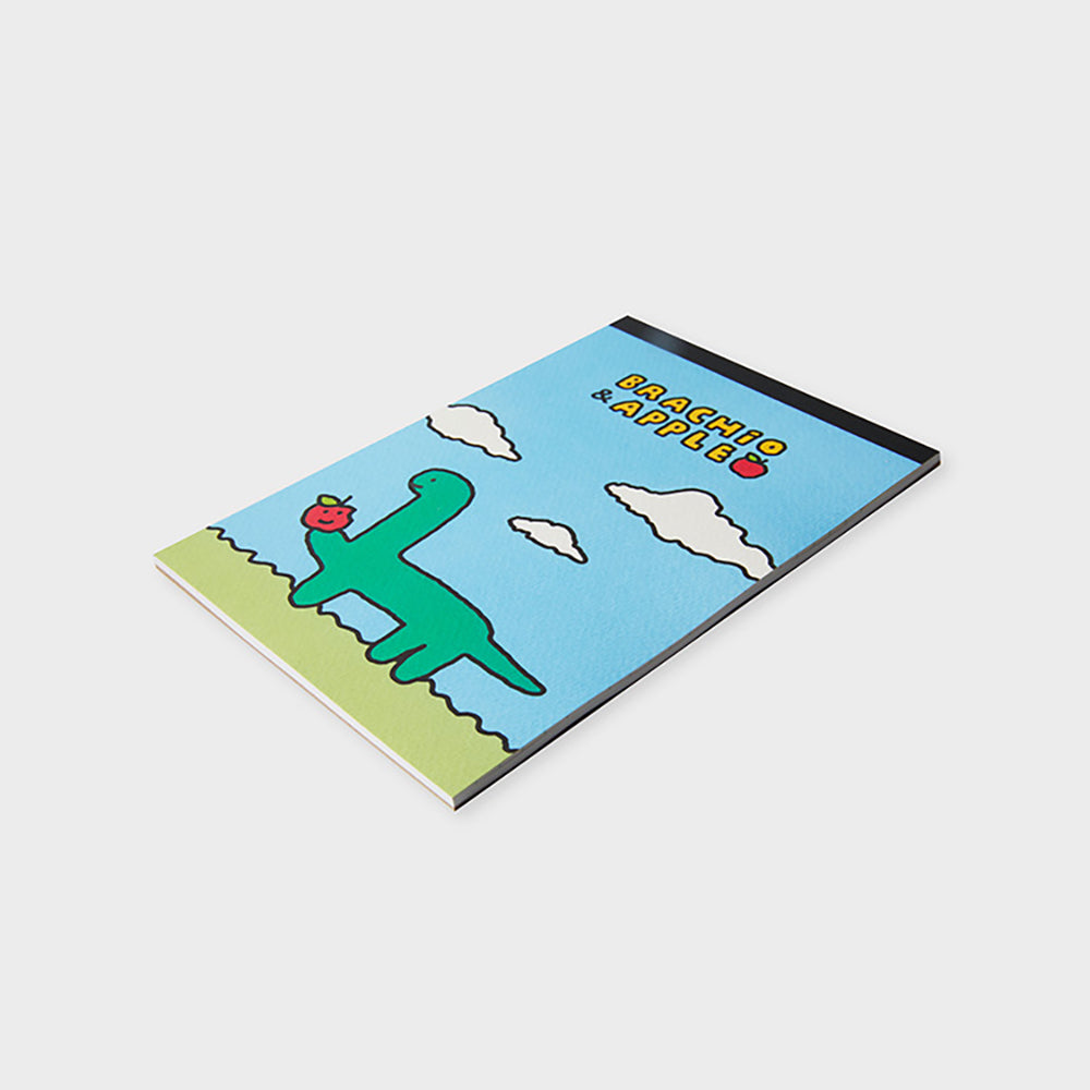 ベーシックノートパッド (ブルー) ブラキオ