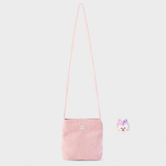 コーデュロイ クロスバッグ(SPRING DAY) MANG