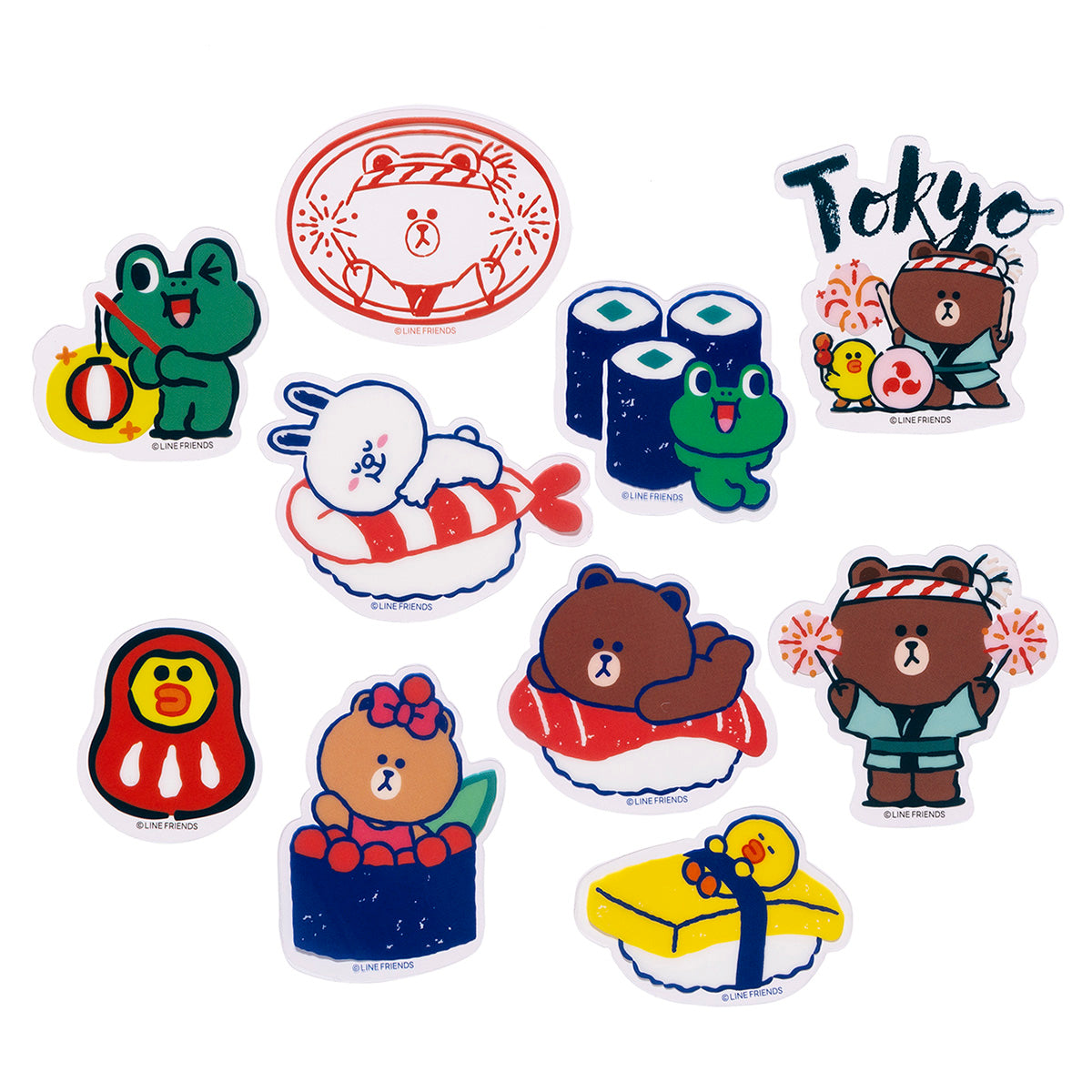 TOKYOステッカー(イクラ) チョコ