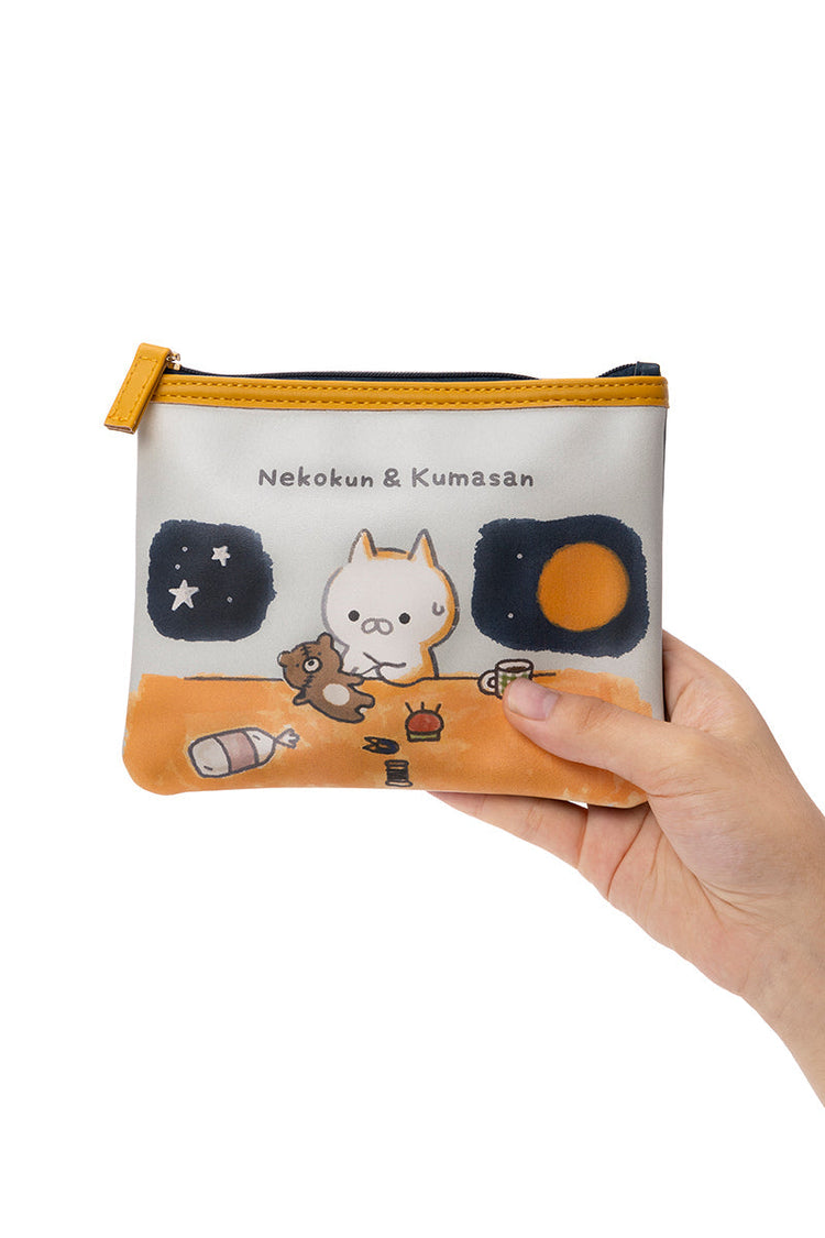 フラットポーチ(たいせつなもの) ねこくん