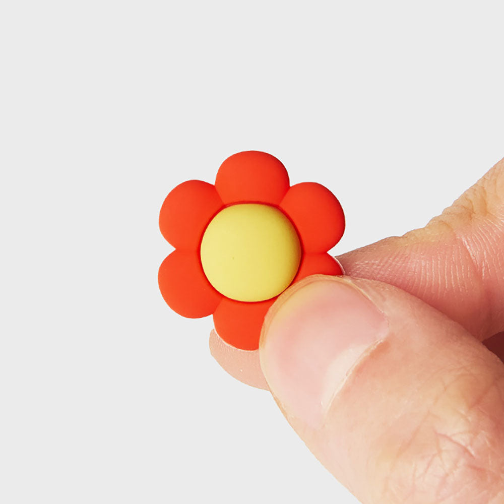 COLLER スモールフラワースティコン2 オレンジ