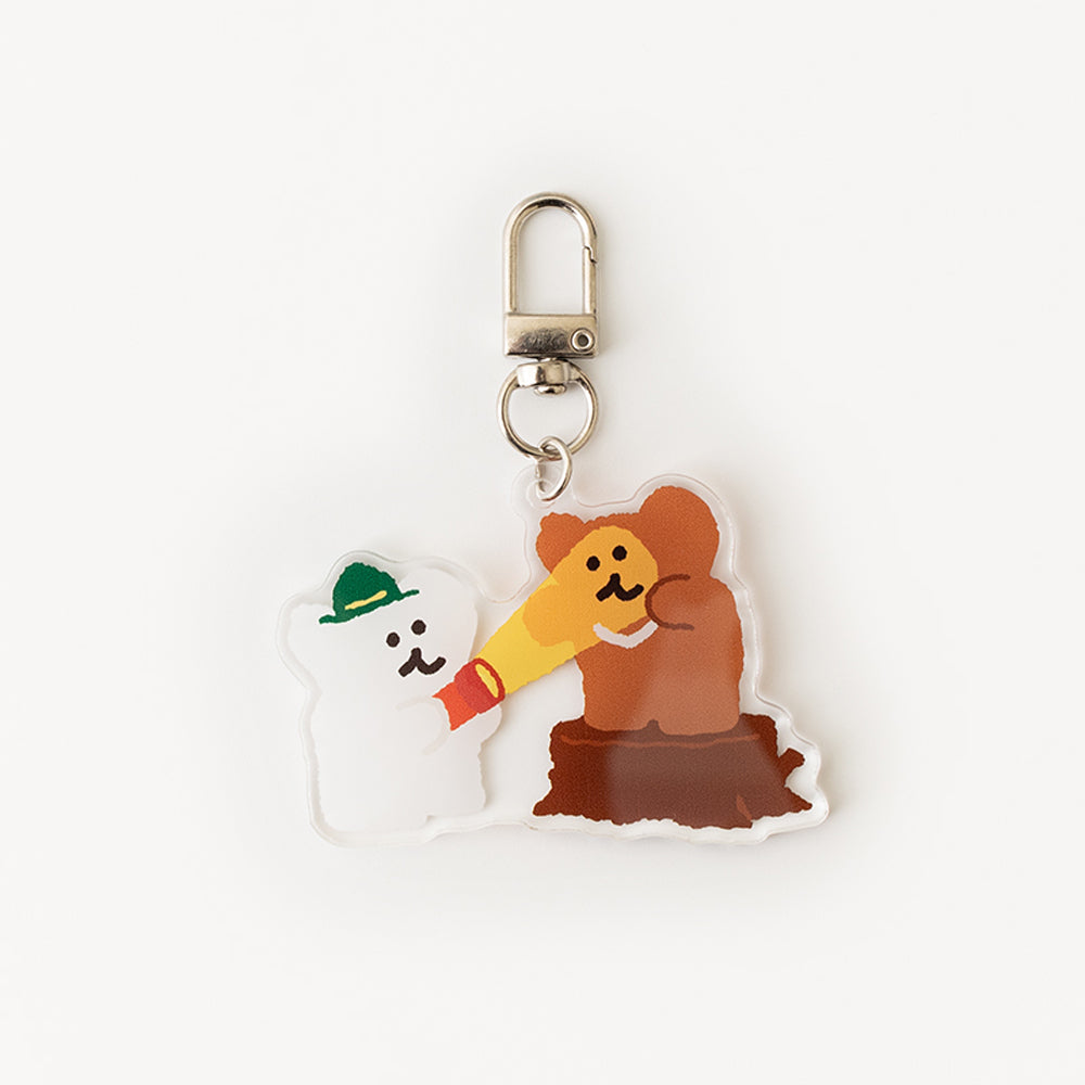 DINOTAENG アクリルキーリング VER.2(in the Woods)