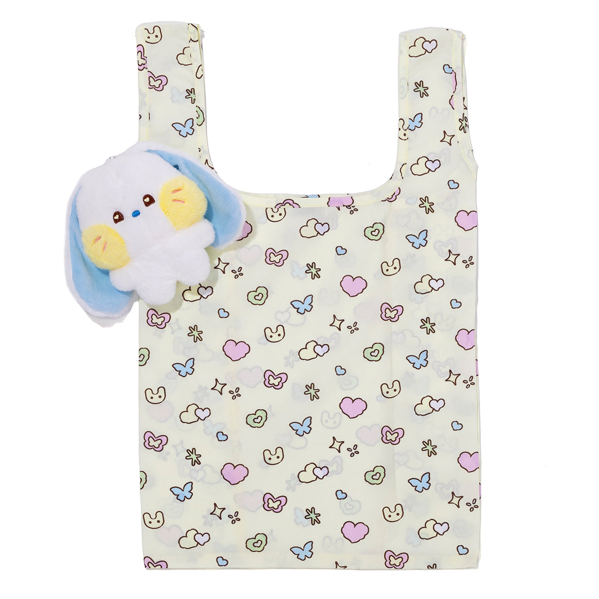 bunini エコバックINマスコット(WHITE)