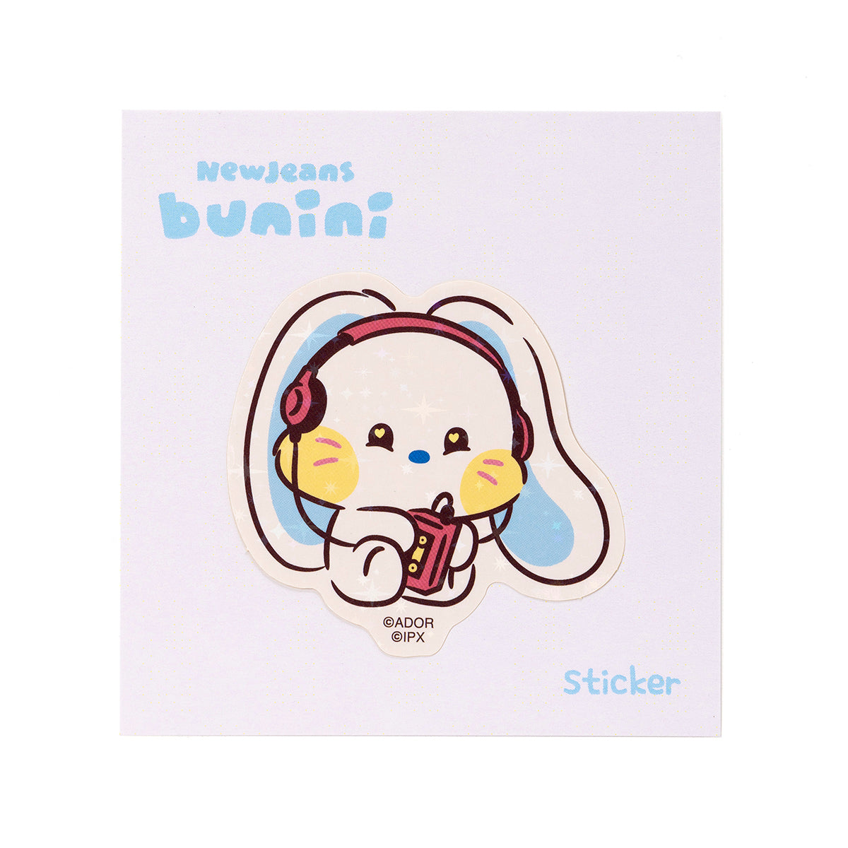 bunini ステッカー PLAY(WHITE)