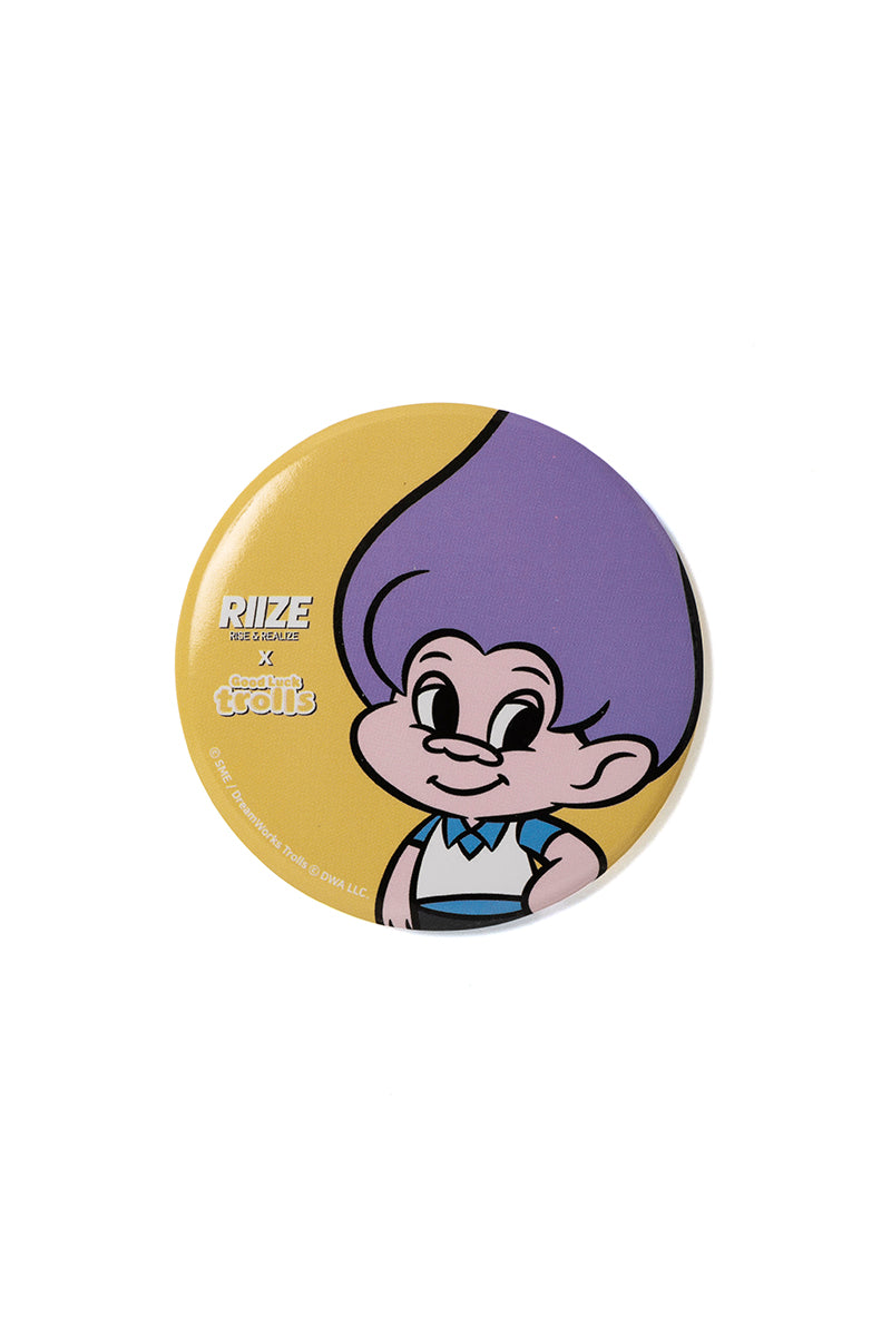 [RIIZE X Good Luck Trolls] MIRROR BUTTON (SUNGCHAN)