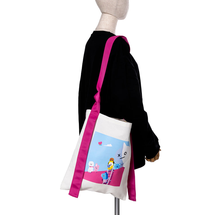 MUSEUM トートバッグ(ピンク) BT21