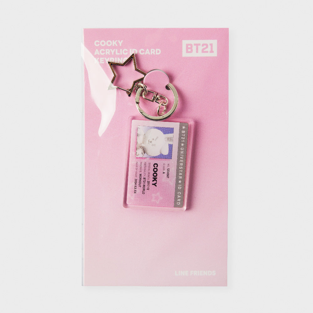 IDカード風アクリルキーリング(Shining) COOKY