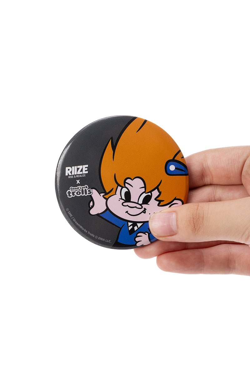 [RIIZE X Good Luck Trolls] MIRROR BUTTON (SOHEE)