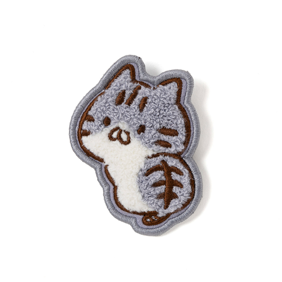 刺繡ブローチ(ねこのしゅうかいじょ) サバトラくん
