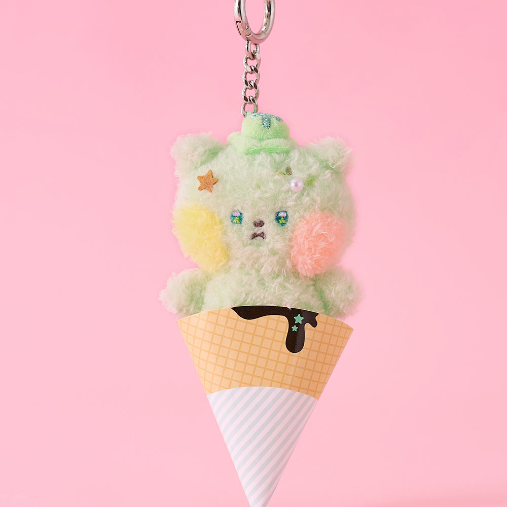 mini minini キーリング(ICE CREAM) ニャギ