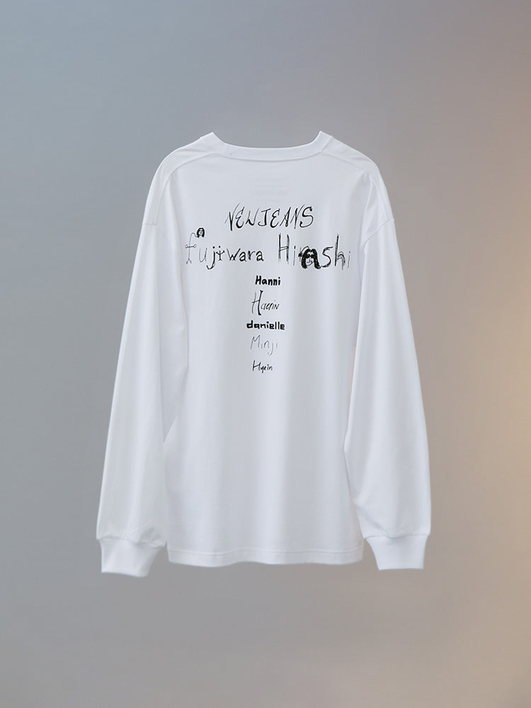 NewJeans X Hiroshi Fujiwara COLLER 長袖Tシャツ ver.3