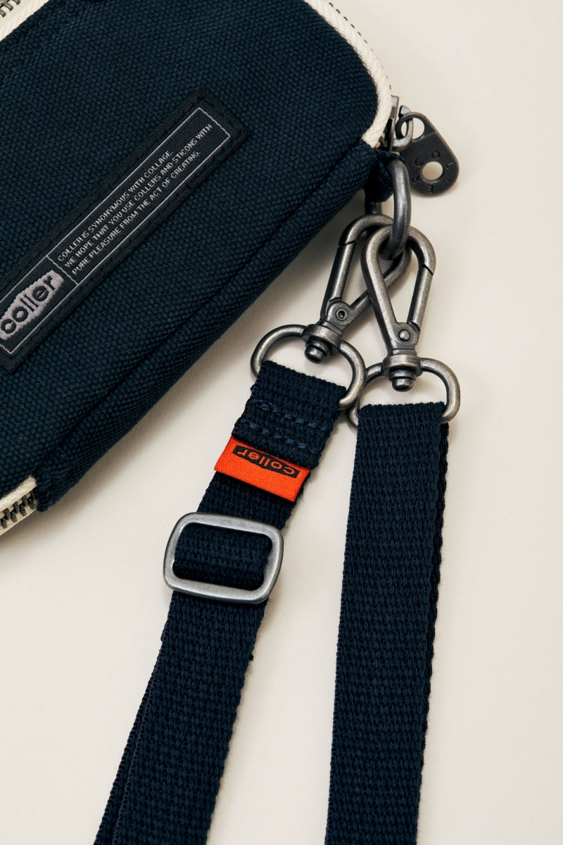 COLLER キャンバス マルチポーチ ミッドナイトネイビー