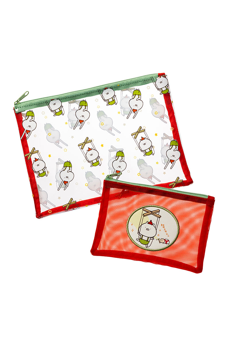 うさっキオ 2pセットポーチ(むかしばなし) うさまる